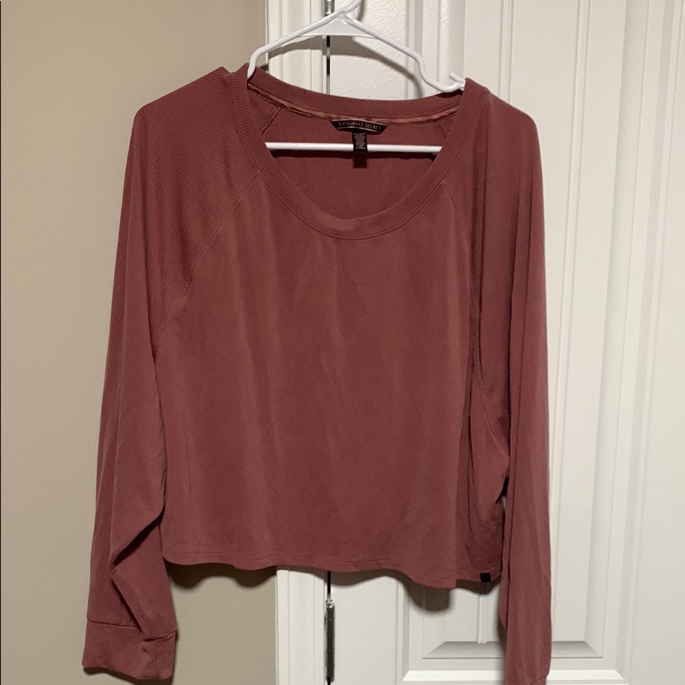 Women's Pink Long Sleeve Top
